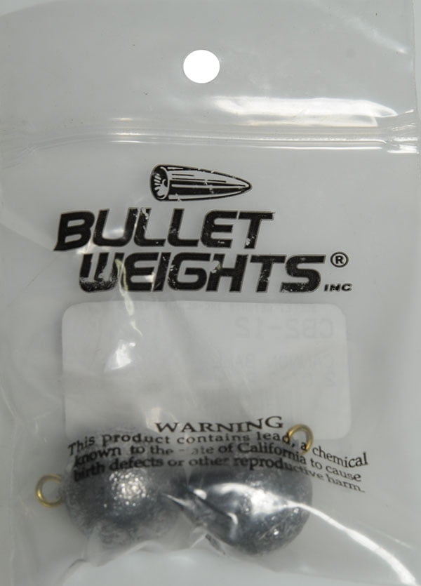 Bullet Weights® CB212 Lead Cannon Ball Fishing Weight Size 2 oz