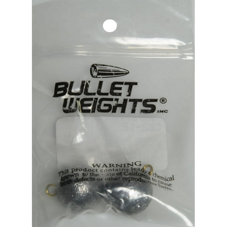 Bullet Weights® CB2-12 Lead Cannon Ball Fishing Weight Size 2 oz