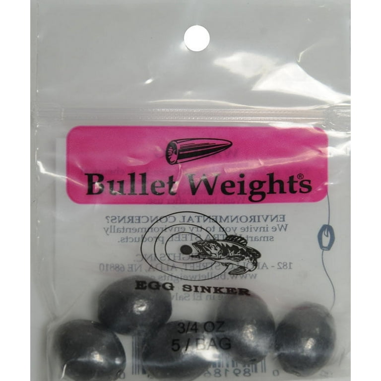 Assorted Egg Sinker Weights Kit - Assorted Sizes Saltwater Fishing Wei –  lenjooy