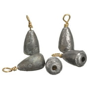Bullet Weights® SS38-24 Lead Bass Casting Size 7, 3/8 oz Fishing Weights, 5 sinkers