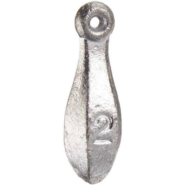 Bullet Weights Salt Water Bank Sinker, 2 oz, 6Piece
