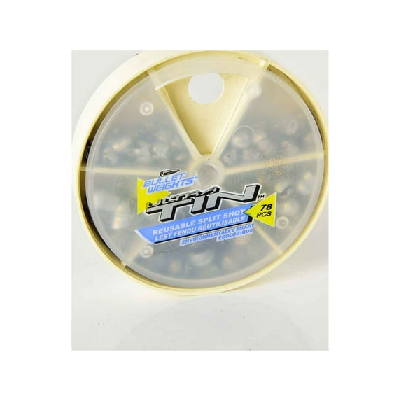 Bullet Weights Ultra Tin™ Split Shot Skillet, 78 Pieces