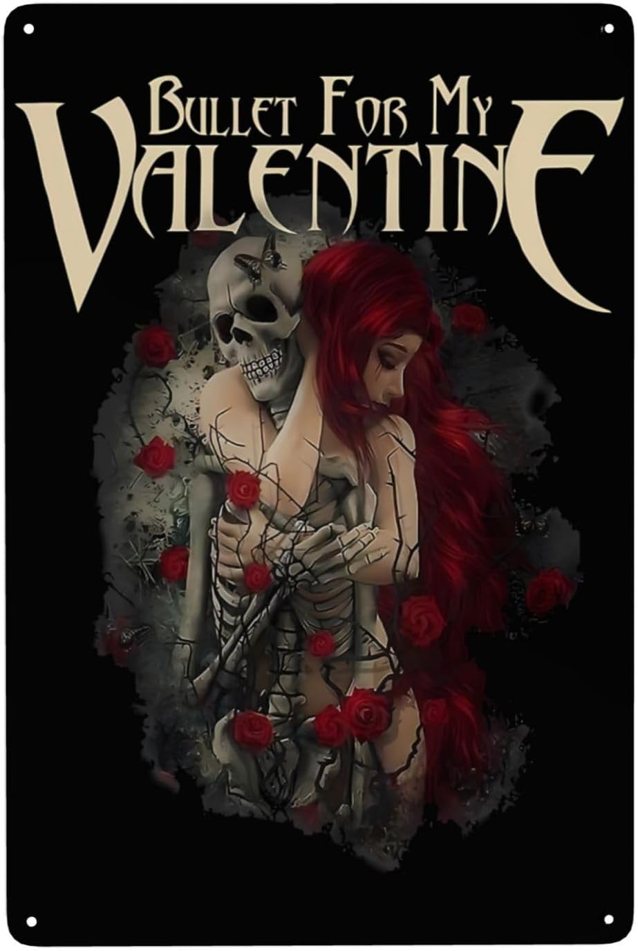 Bullet for My Music Valentine Iron Painting Poster Vintage Metal Sign