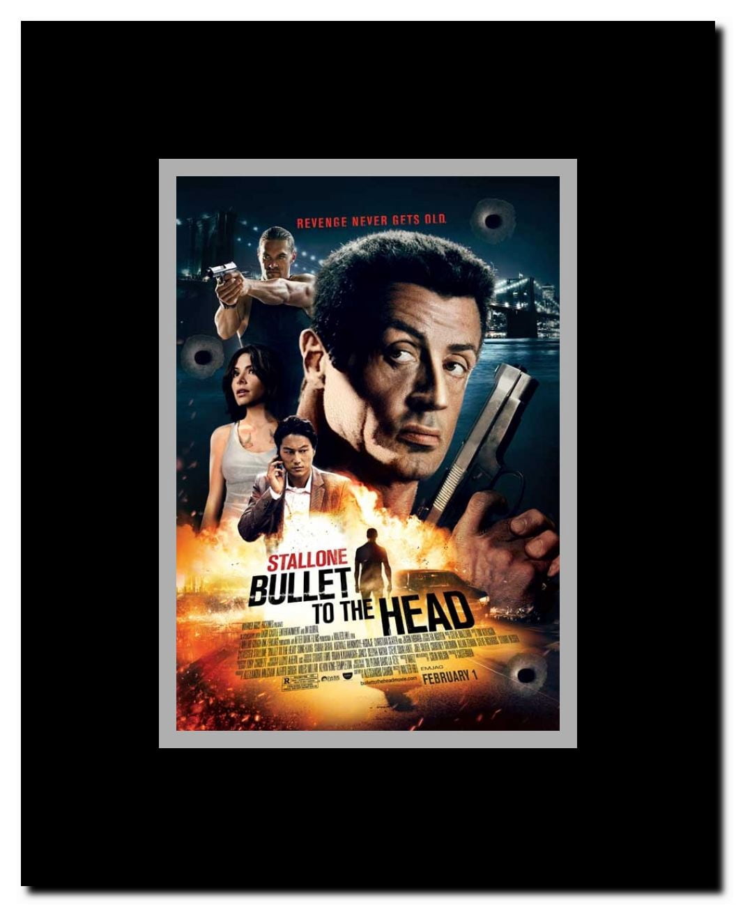 Bullet to the Head Framed Movie Poster
