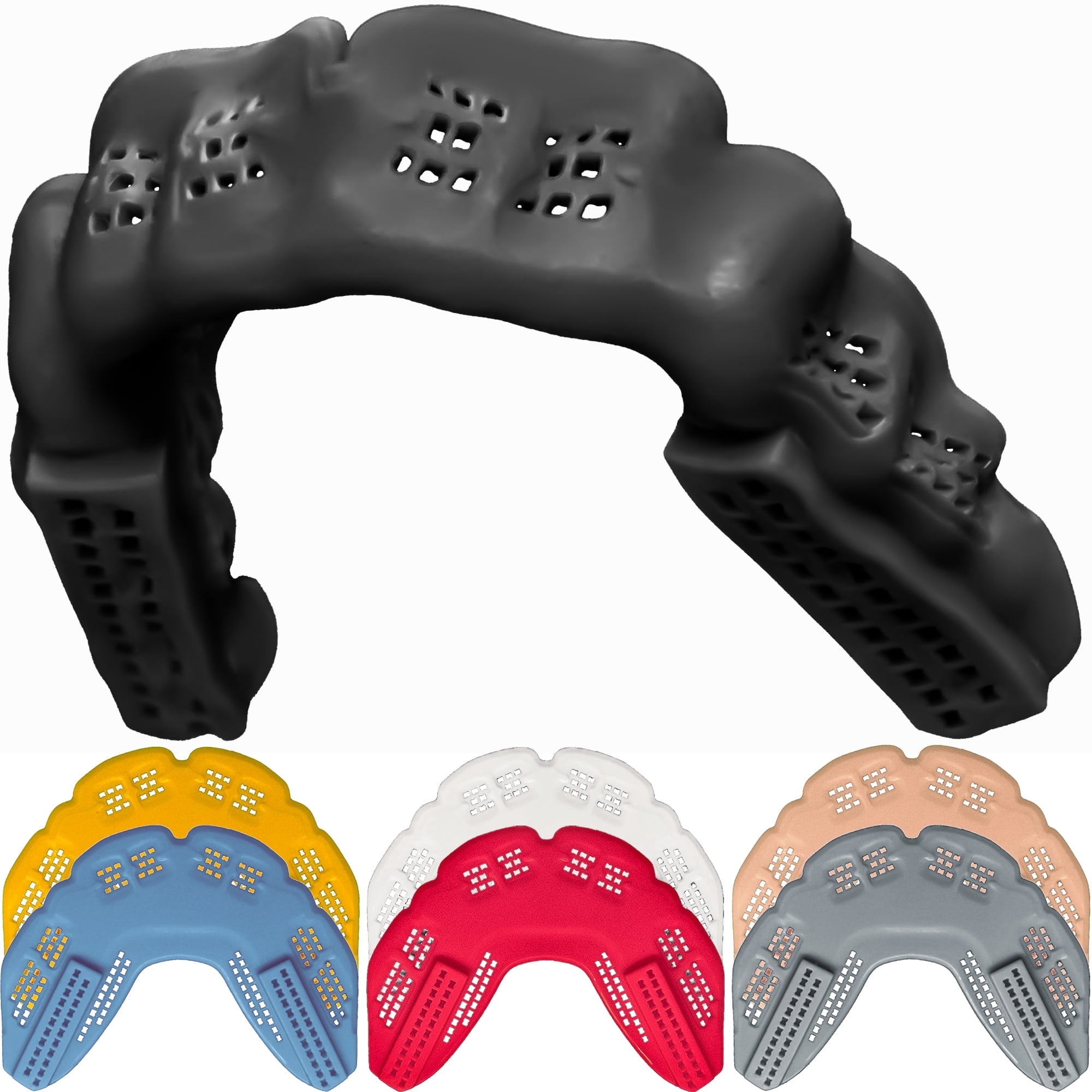 BulletProof: World’s Thinnest Sports Mouth Guard is 3X Stronger! Football Mouthpiece BJJ Mouthguard Lacrosse Basketball MMA Boxing Wrestling Adult Youth Kids Men Women Girl Night Guard Braces