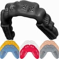 thumbnail image 1 of BulletProof: World’s Thinnest Sports Mouth Guard is 3X Stronger! Football Mouthpiece BJJ Mouthguard Lacrosse Basketball MMA Boxing Wrestling Adult Youth Kids Men Women Girl Night Guard Braces, 1 of 8