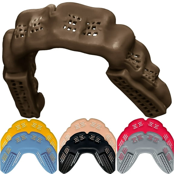 BulletProof: World’s Thinnest Sports Mouth Guard is 3X Stronger! Football Mouthpiece BJJ Mouthguard Lacrosse Basketball MMA Boxing Wrestling Adult Youth Kids Men Women Girl Night Guard Braces