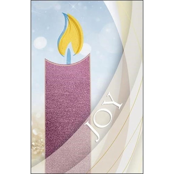 Bulletin-Advent Week 3: Joy/Pink Candle (#AW4909) (Pack Of 100)