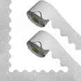 thumbnail image 1 of Bulletin Board Borders, 2.24in x 64ft Silver Glitter Scalloped Border Trim Holiday Decoration for School, Bulletin Board Border Decorative,Classroom Poster Office Party Wall Locker Decor, 1 of 8