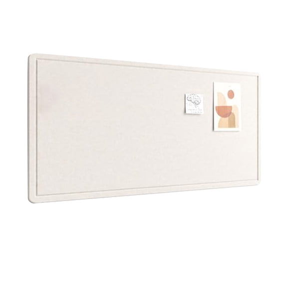 Bulletin Board Cork Board Alternative Foldable Felt Pin Board with Adhesive Tabs for Wall Home Office Classroom Dorm Decor,Khaki