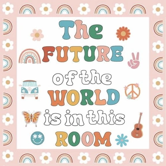 Bulletin Board Decorations Bulletin Board Borders for Classroom Decorations Colorful Welcome Banner Inspirational Positive Affirmations Posters for School Home Office Students Teachers Supplies