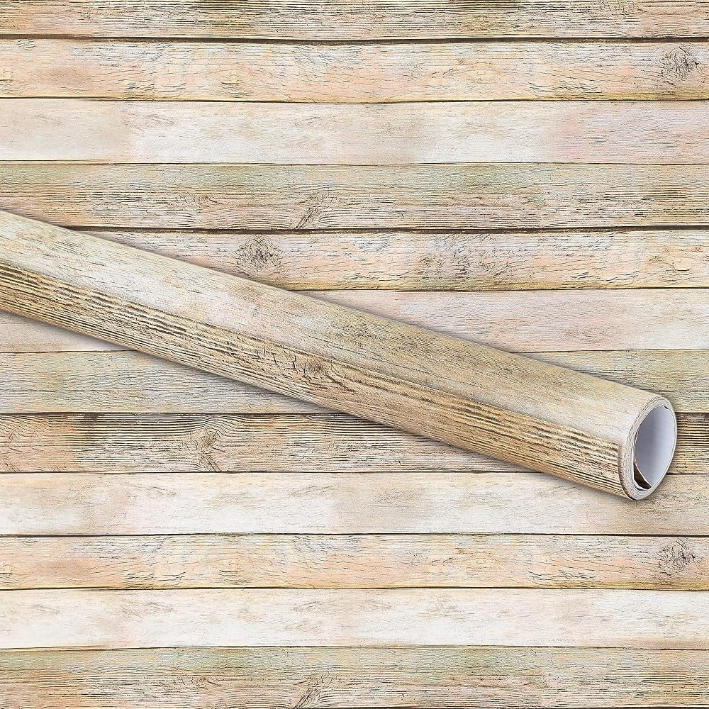 Bulletin Board Paper Roll Rustic Wood 48 Inch X 12 Foot Roll 1 Each