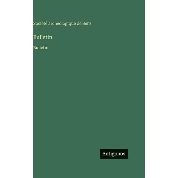 Bulletin: Bulletin, (Hardcover)