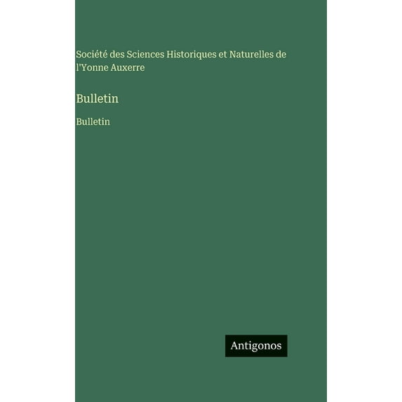 Bulletin: Bulletin, (Hardcover)