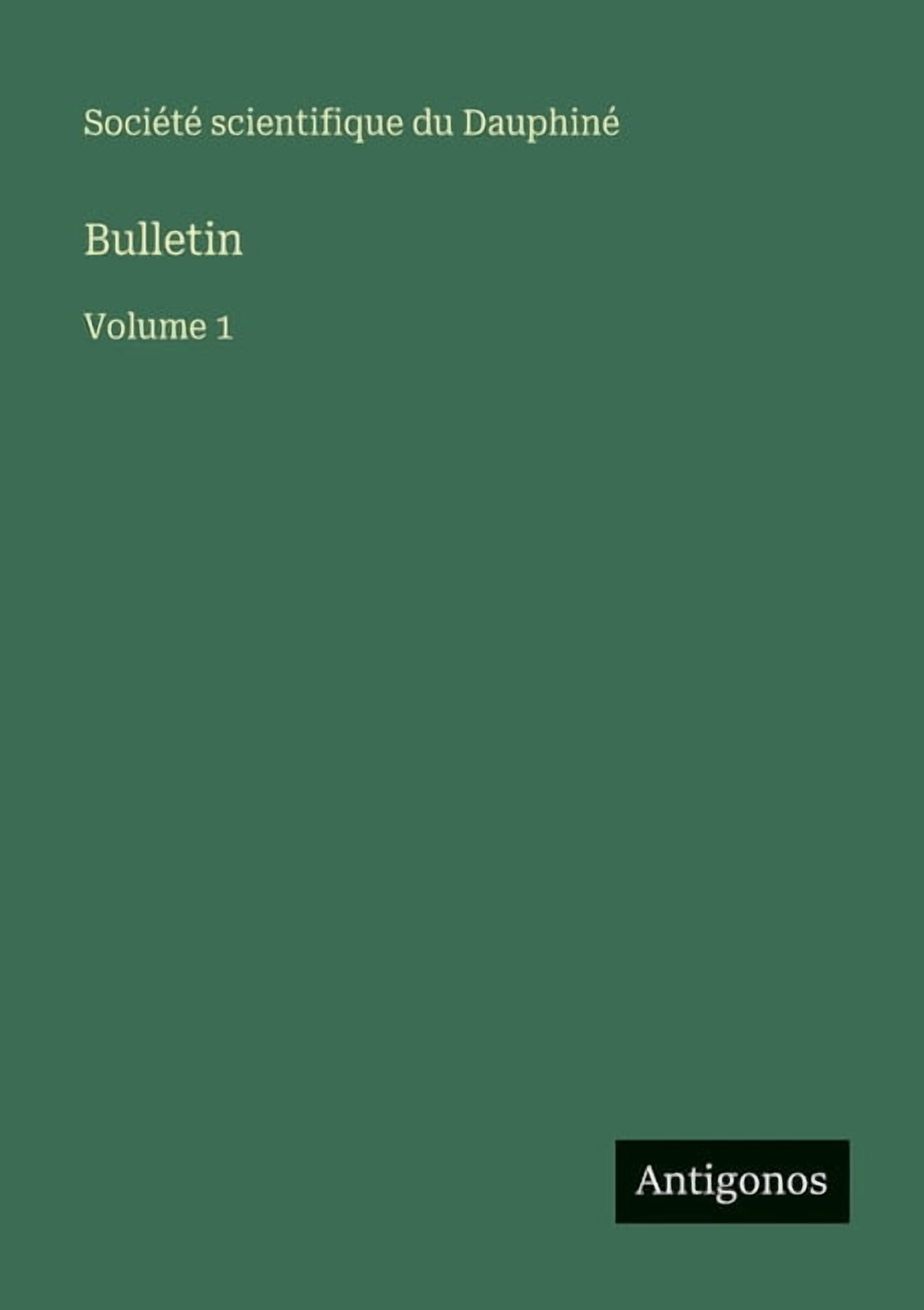 Bulletin: Volume 1, (Paperback)