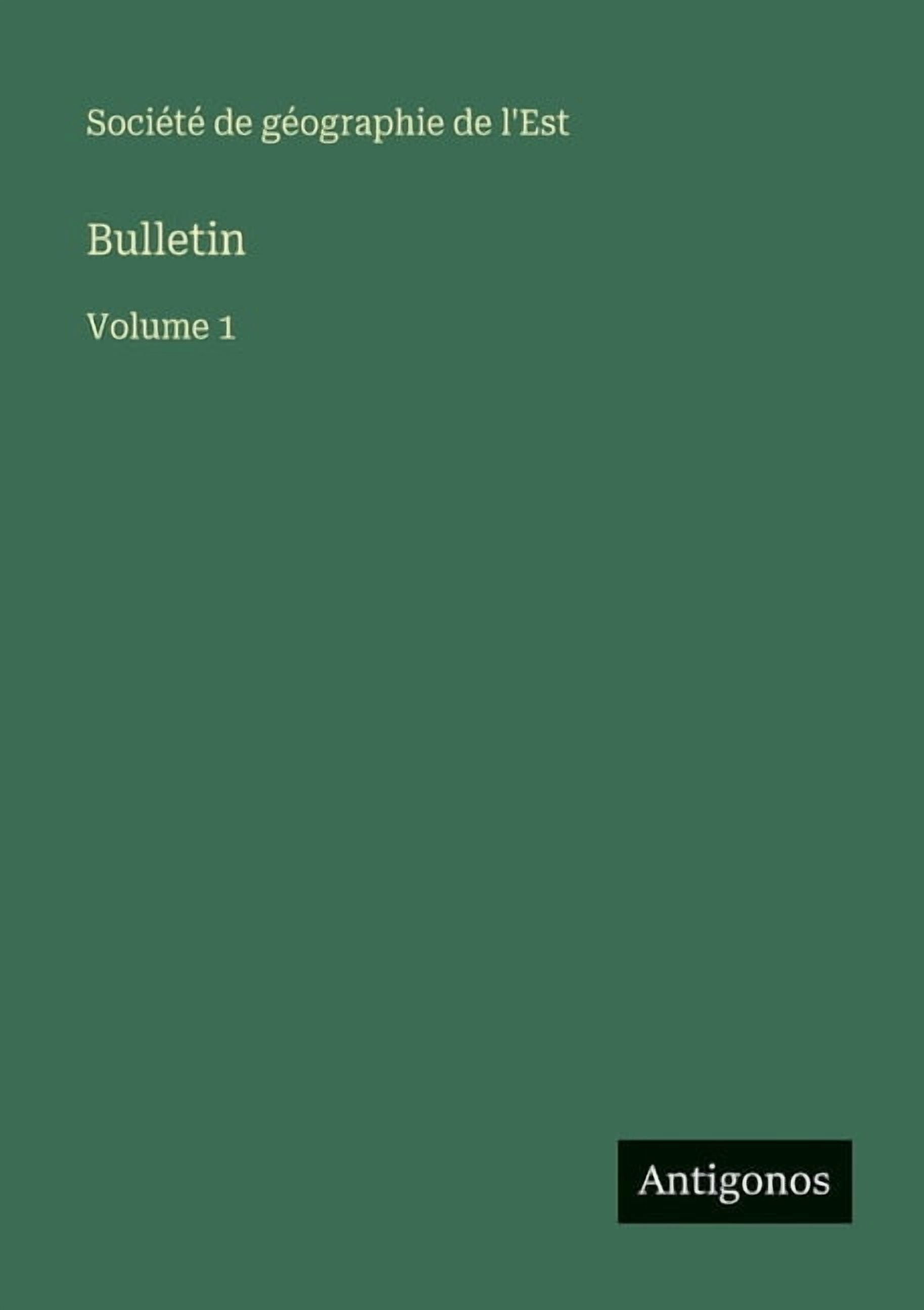 Bulletin: Volume 1, (Paperback)