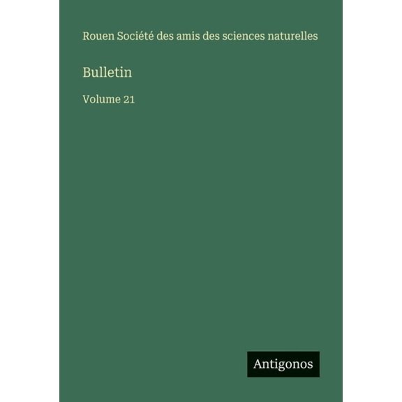 Bulletin: Volume 21, (Paperback)