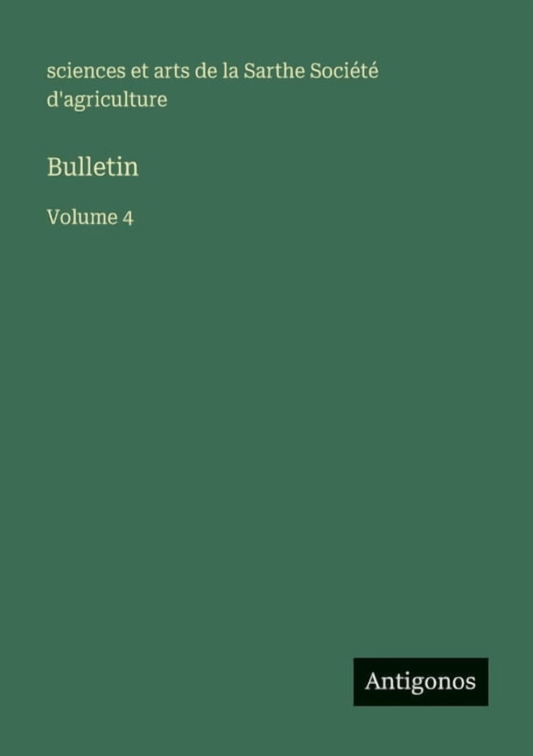 Bulletin: Volume 4, (Paperback)