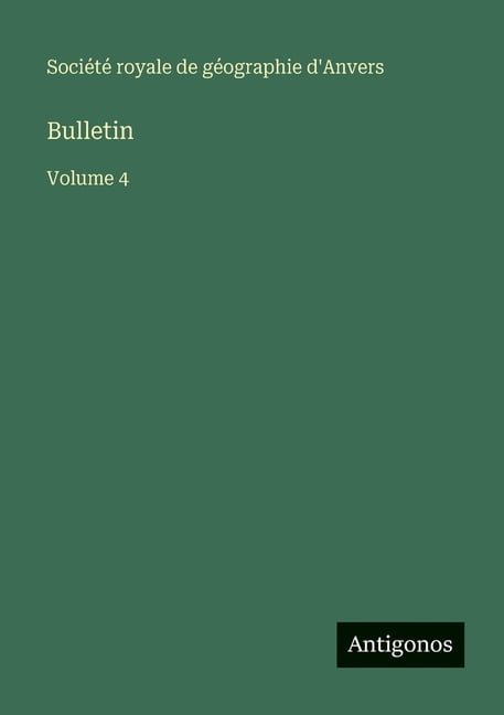 Bulletin: Volume 4, (Paperback)