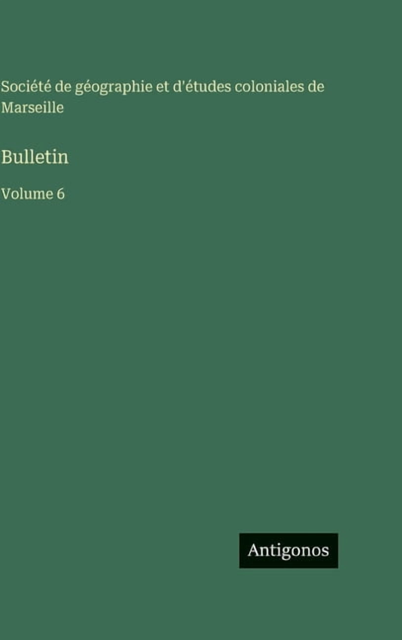 Bulletin: Volume 6, (Hardcover)