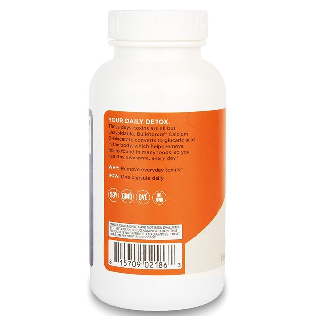 Bulletproof Coconut Charcoal, Supports Better Digestion and Gas Relief (90 Capsules)