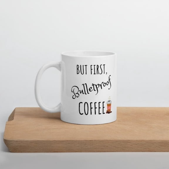 Bulletproof Coffee Mug, Keto Gif, Keto Food, Keto Diet Mug, Keto Coffee Mug, Keto Cup, Ketogenic Mug.