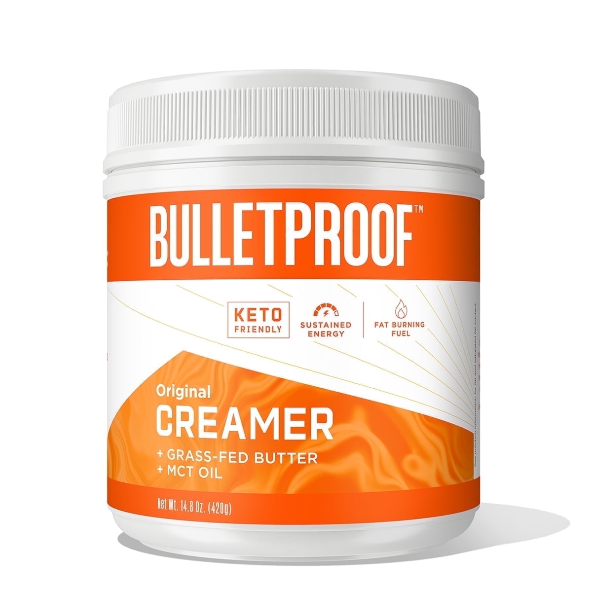 Bulletproof Original Creamer, 14.8 Ounces, Keto Coffee Creamer with MCT Oil and Grass-Fed Butter, Supports Brain Function, Zero Sugar