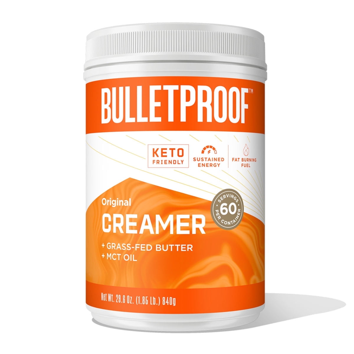 Bulletproof Original Creamer, 29.6 Ounces, Healthy Coffee Creamer with MCT Oil and Grass-Fed Butter, Value Offering, Keto