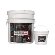 Bulletproof Resins Single Shot |100% Solids Epoxy Resin Kit 3 Gallons Solvent-Less, Two Component Gloss Coat Finish ALMOND Combo - Low VOC! Perfect for Industrial Use, Garages, Floors & More!