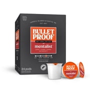 Bulletproof The Mentalist Medium-Dark Roast Single-Serve Pods, 24 Count, 100% Arabica Coffee Sourced from Central and South America