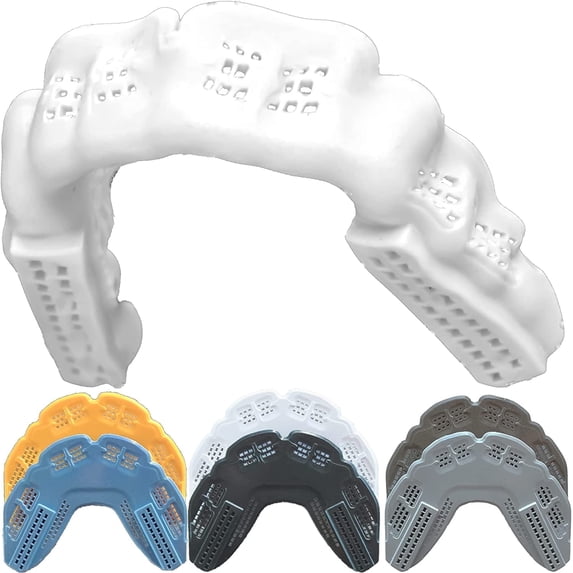 Braces Mouthguard, BulletProof: World’s Thinnest & Strongest Sports Mouth Guard for Braces! Football Hockey Rugby Basketball Lacrosse BJJ MMA Boxing & Sleeping Mouthpiece.Adult Youth Kids Mouth Piece