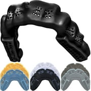 Bulletproof: World’s Thinnest Braces Mouthguard is 3X Stronger! Sports Football Mouthpiece for Braces Mouth Guard Youth Basketball Lacrosse Boxing BJJ Kids Wrestling Karate Hockey Grinding Thin