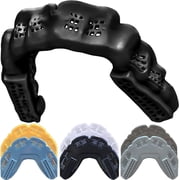 Braces Mouthguard, BulletProof World s Thinnest & Strongest Sports Mouth Guard for Braces! Football Hockey Rugby Basketball Lacrosse BJJ MMA Boxing & Sleeping Mouthpiece.Adult Youth Kids Mouth Piece