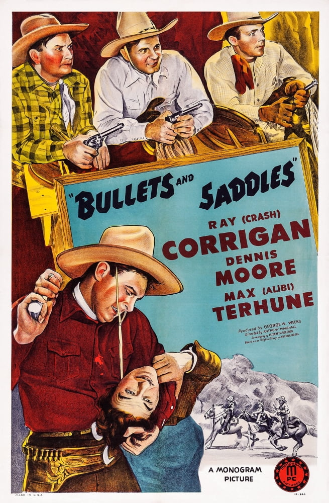 Bullets And Saddles Canvas Art - (24 x 36)