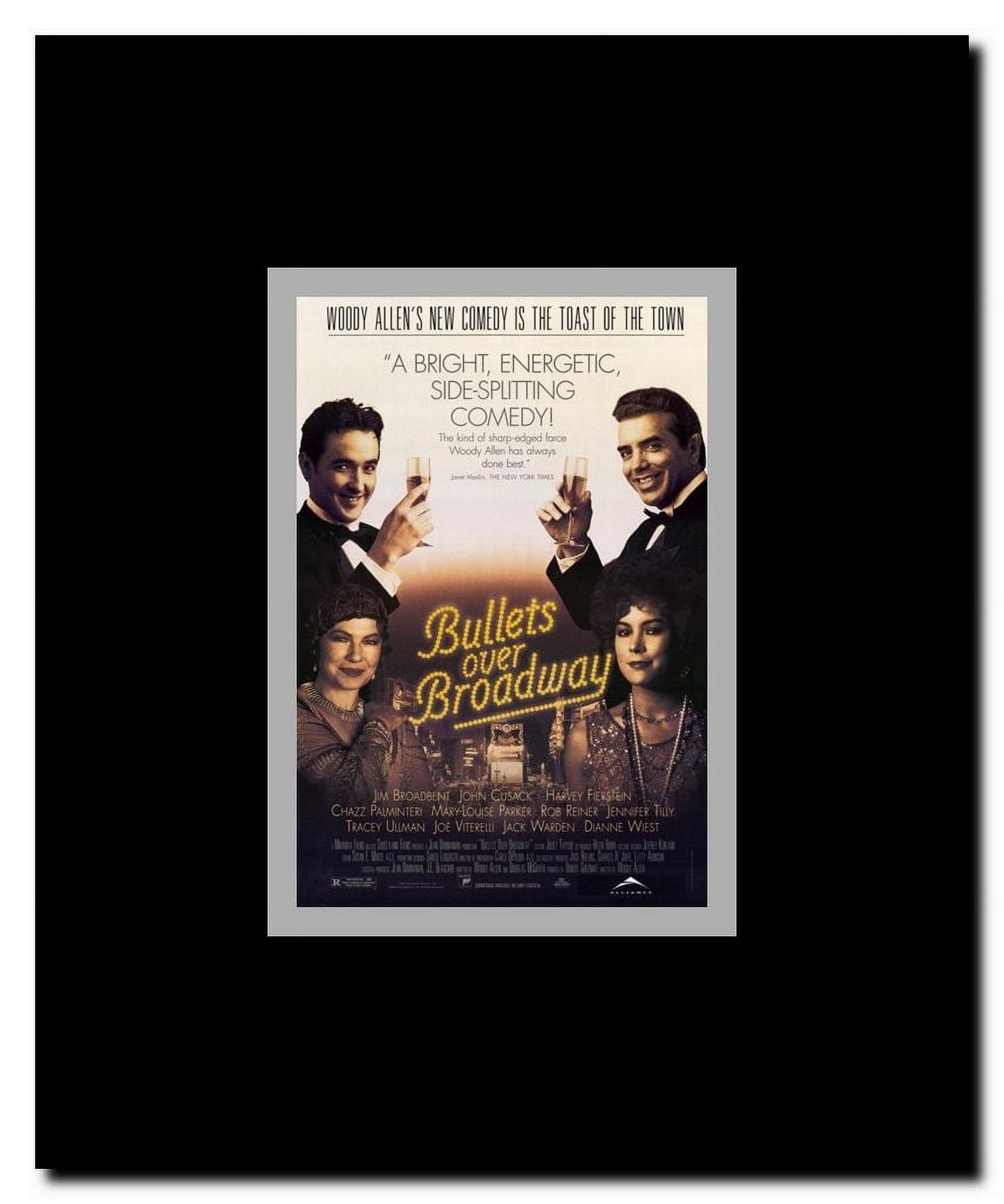 Bullets Over Broadway Framed Movie Poster