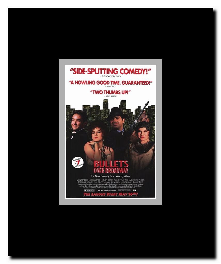 Bullets Over Broadway Framed Movie Poster
