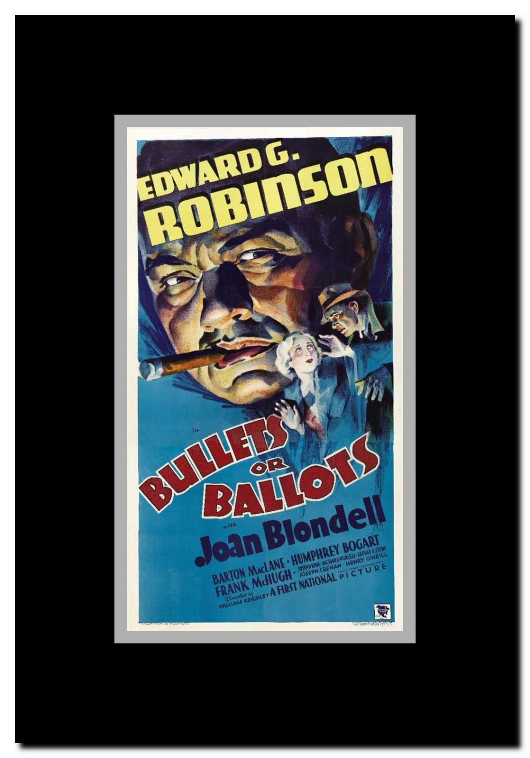 Bullets or Ballots Framed Movie Poster