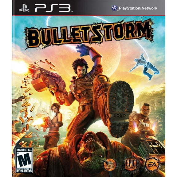Bulletstorm (PS3 / Playstation 3) survive, escape the planet and pay back the SOB who sent you there