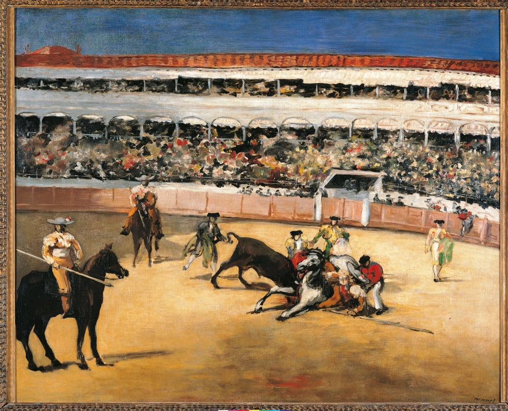 Bullfight Canvas Art - (24 x 18)