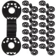 thumbnail image 1 of Breeding Net Greenhouse Mesh Buckle Plastic Sunshade Clips for Garden Cloth Clamp Outdoor 60 Pcs, 1 of 6