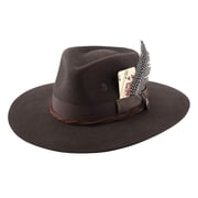 Bullhide Brittoli by Montecarlo Hats Unconditional, Chocolate Large