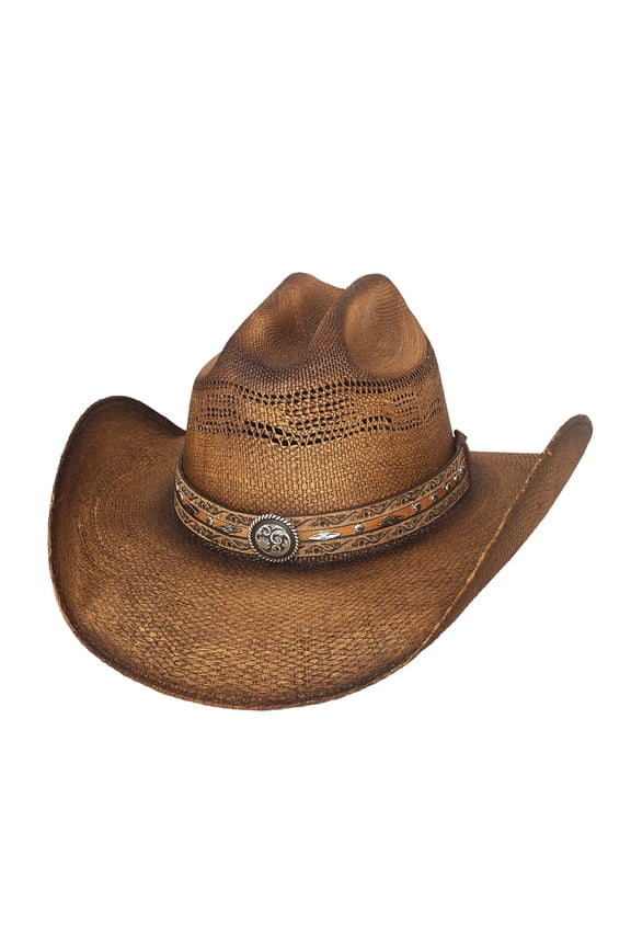 Corral Dust- Straw Cowboy Hat Medium Brown