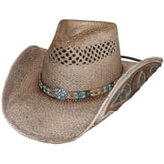 Bullhide From The Heart Straw Cowboy Hat 2836, Brown, Medium
