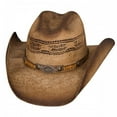 thumbnail image 1 of Bullhide Full Speed - Straw Cowboy Hat, Natural/Brown, Medium, 1 of 2