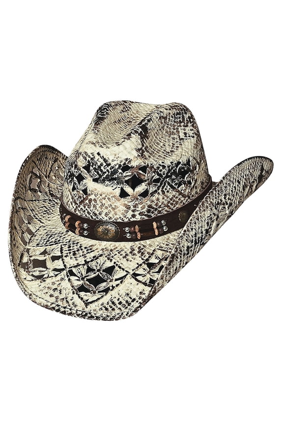 Montecarlo Girl Next Door Painted Toyo Straw Western Hat