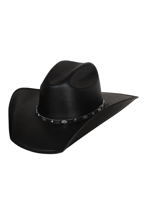 Justin Moore Hank It - 50x Straw Cowboy Hat 6 7/8 Black