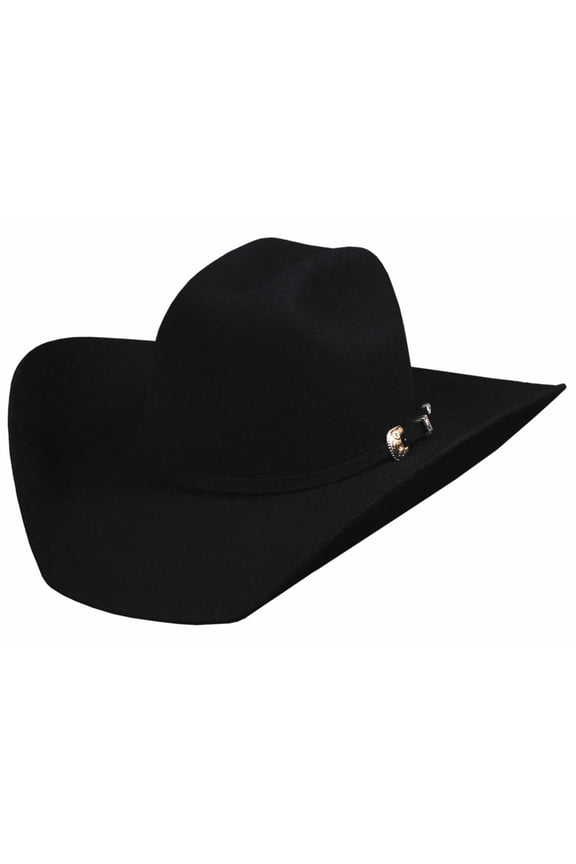 Hats 0550Bl Rodeo Round-Up Collection Kingman 4X 7 Black Cowboy Hat