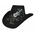thumbnail image 1 of Bullhide Hats 0552Bl Rock 'N' Roll Legend Extra Large Black Cowboy Hat, 1 of 2