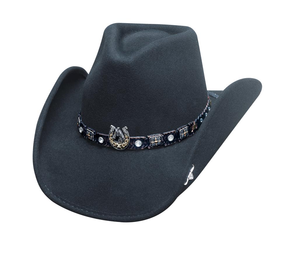 Bullhide Hats 0708Bl Horse Country Collection Dark Horse Medium Black Cowboy Hat - image 1 of 2