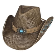 Bullhide Hats 2741 Sassy Cowgirl Collection Amnesia Large Brown Cowboy Hat